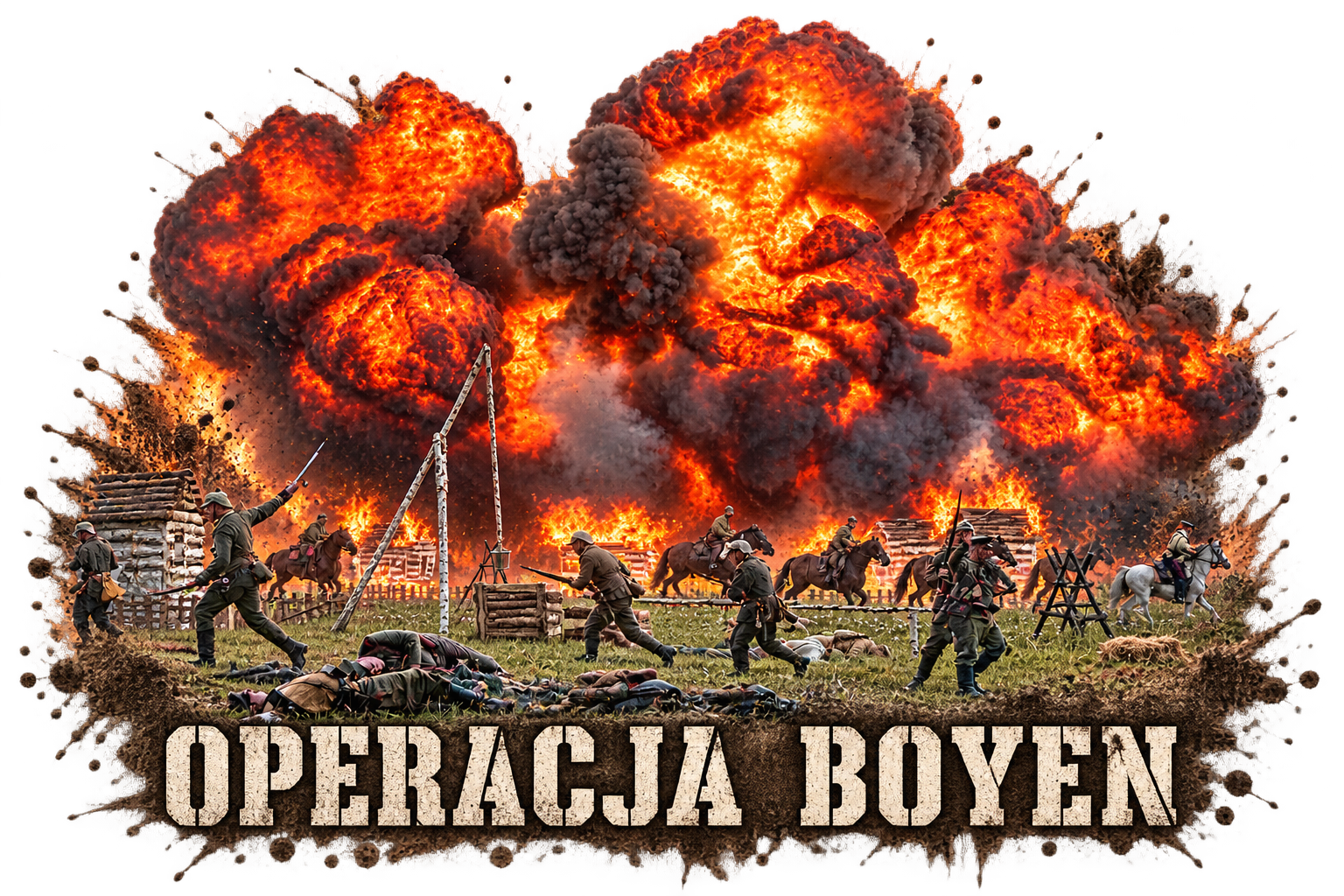 Operacja Boyen - T-shirt Męski Premium - obrazek 4